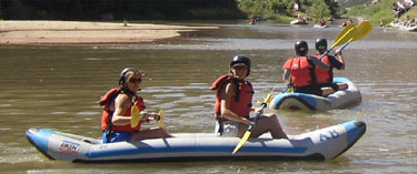 Lodore Canyon inflatable kayaking