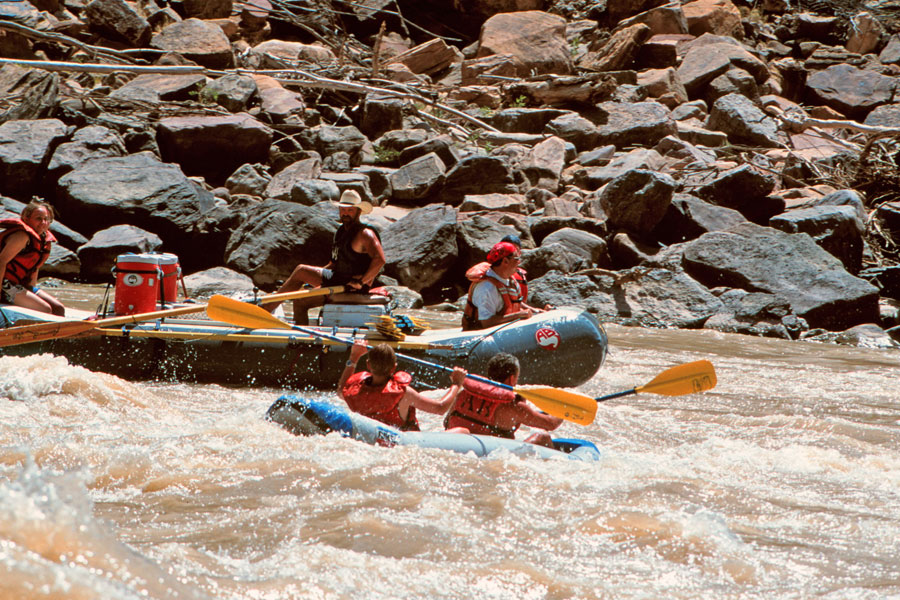 Whitewater Rafting and Inflatable Kayaking in Cataract Canyon