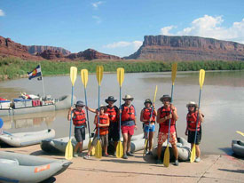 Colorado River Rafting Trip Launch