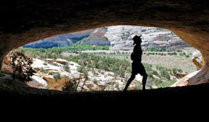 Pat Lynch Cave - Yampa River just north of the Mantle Ranch and Homestead.