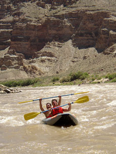 Colorado River Inflatable Kayaking