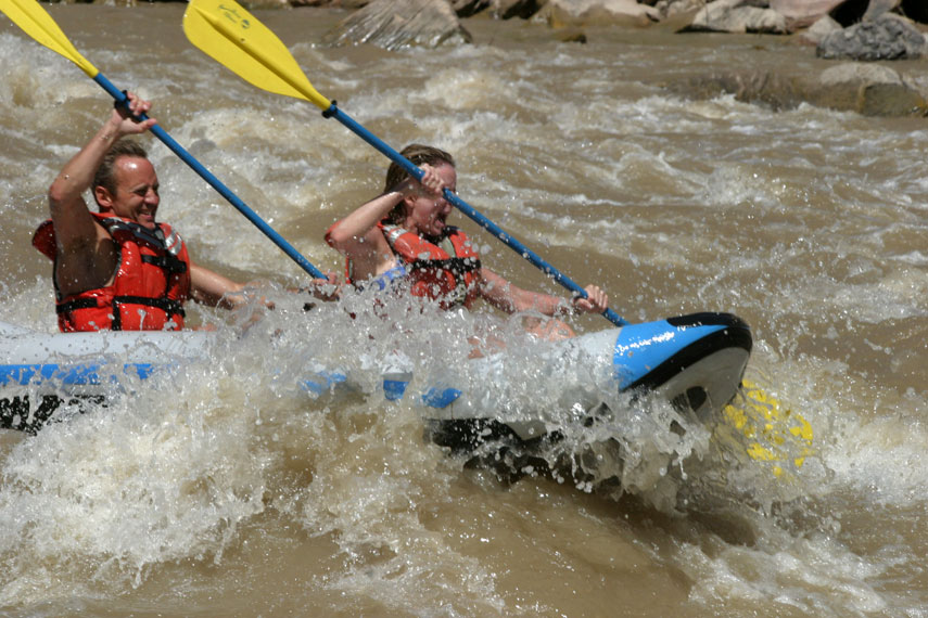 Whitewater Inflatable Kayaking