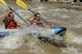 Whitewater Inflatable Kayaking, Colorado and Utah Rivers