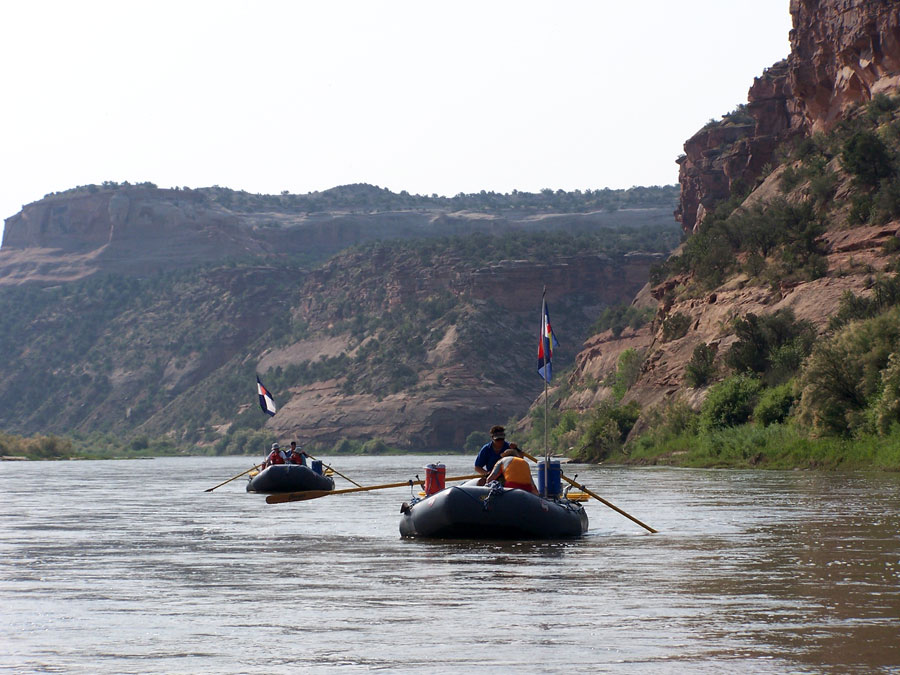 Rafting in Ruby/Horsethief Canyon on the Colorado River