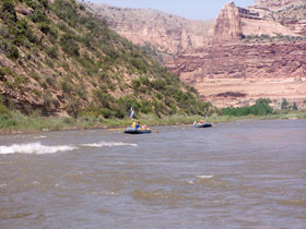 Rafting and Inflatable Kayaking in Ruby/Horsethief Canyon